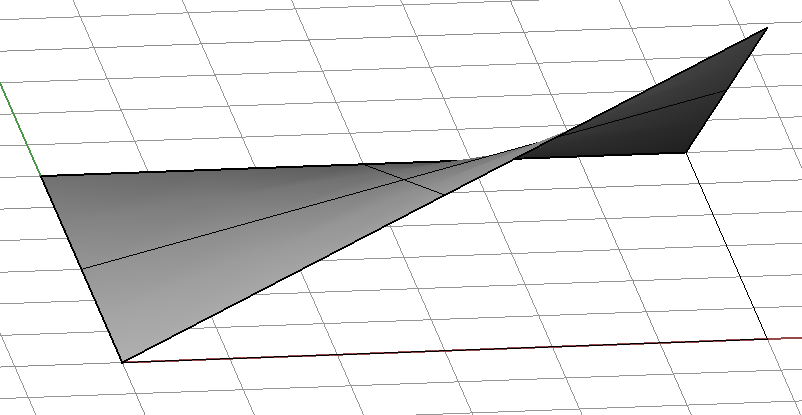 Figura 95 Superfície dadas linhas de contorno (edge curves) Neste caso, a superfíce pode ser definida