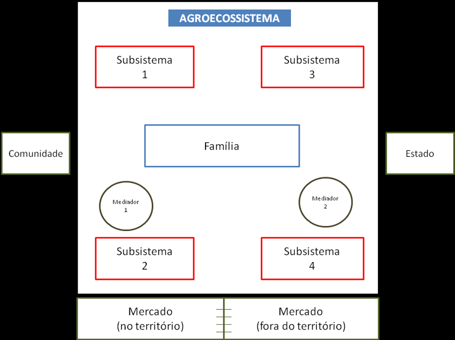 4 Figura 1 Representação gráfica dos elementos estruturais do agroecossistema e sua disposição espacial no diagrama 3.