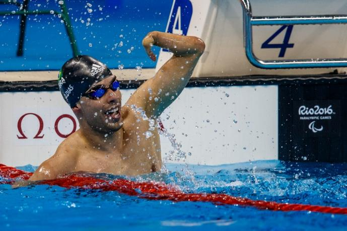 Natação Daniel Dias, maior medalhista da modalidade Foto: Heusi Action / Gabriel