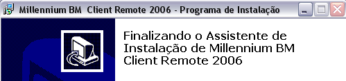 1.5.2 Instalando o BMClientRemote.