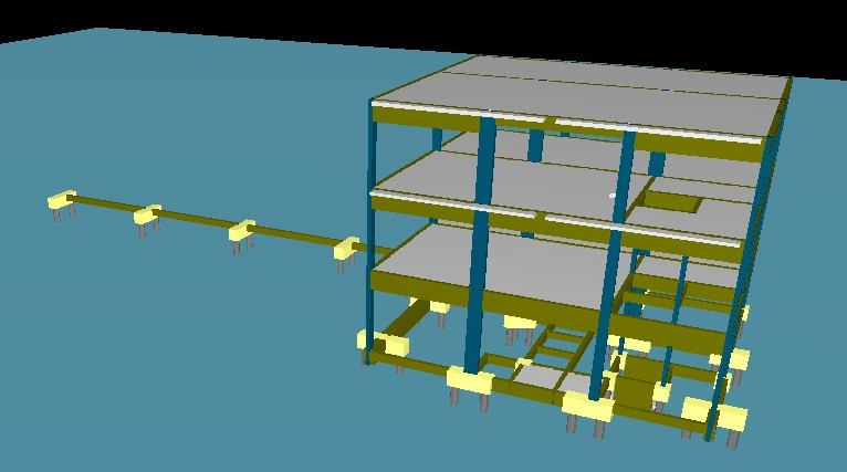 Perpectivas da estrutura NORMA EM USO Na análise, dimensionamento e detalhamento dos elementos estruturais deste edifício foram utilizadas as prescrições indicadas pelas seguintes normas: