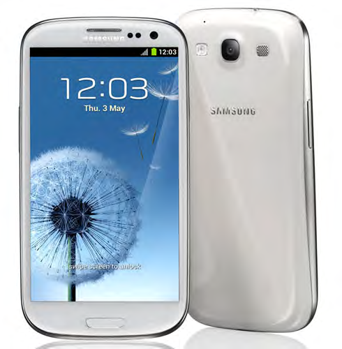 2º Lugar: Smartphone Samsung Galaxy S III I9300 Branco com Display de Super AMOLED de 4,8", Android 4.0, Processador Quad Core 1.4Ghz, Câmera de 8.