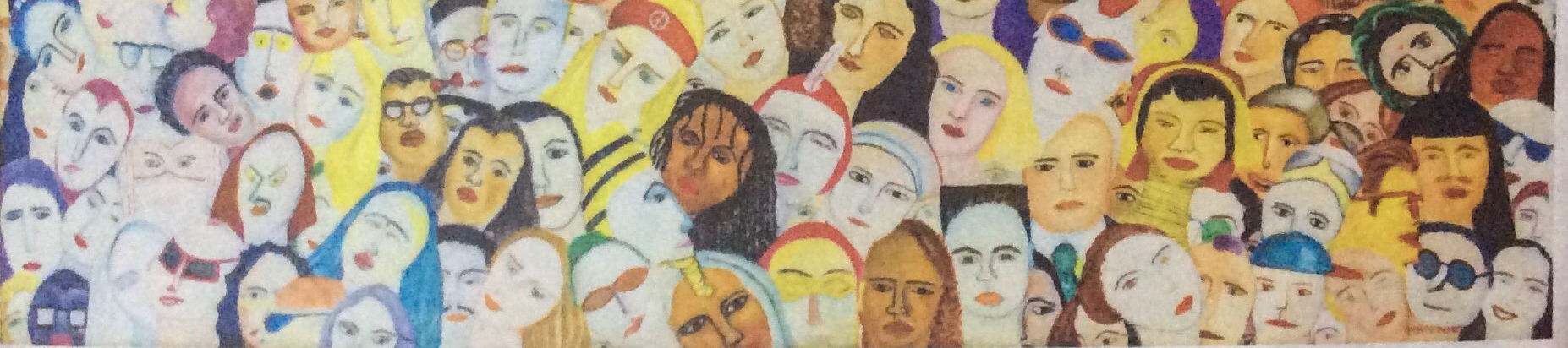 Charge inspirada na obra Operários, de Tarsila do Amaral, 1933. Imagem 3- A paz, de Maninho Abreu, 1997.