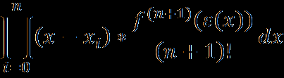 truncamento: A fórmula de quadratura aproxima o