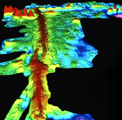 CROSTA OCEÂNICA Expansão da Crosta Pequenos deslocamentos laterais (2 15 km) do eixo da cadeia mesooceânica, sem qualquer