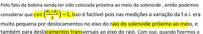 Correção do solenóide finito A