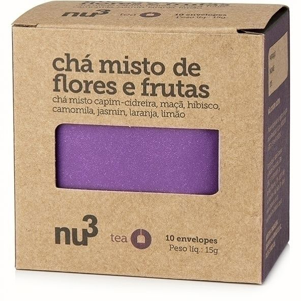 Gostou? Compre mais aqui: http://goo.gl/ihwz15 Chá de Flores e Frutas Nu3 Natural Nada mais reconfortante do que um chá logo pela manhã ou no meio da tarde, não?