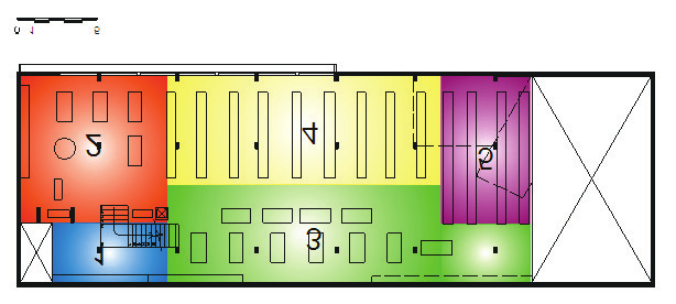 100 Estudo de Projeto Luminotécnico de uma Proposta de Retrofit em Espaço Público Figura 4 Layout da zona de áreas para cálculo.