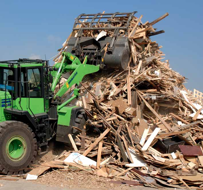 Soluções adequadas Departamento de equipamento de trabalho As pás carregadoras de rodas Komatsu combinadas com uma vasta gama de acessórios originais Komatsu fornecem a solução