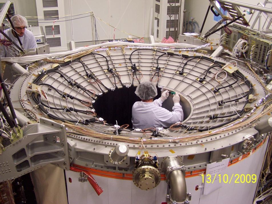 diversos locais Testes ao detector efectuados no CERN e no ESTEC