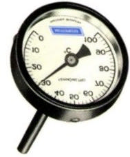 Os termómetros bimetálicos pertencem ao conjunto de sensores ou elementos primários, instrumentos que estão em contacto com as unidades processuais e que integram um anel de controlo.