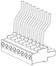 13. SEÇÃO MÁXIMA E TORQUE DE CONEXÃO Nm lb.in 7 mm mm 2 AWG 7 mm mm 2 AWG 0,5 4,5 1 x 0,2... 2,5 1 x 26... 12 1 x 0,2... 2,5 1 x 26... 12 Figura 5: Conexões e torque 14.