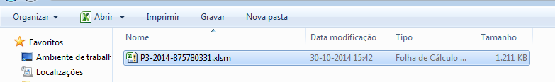 2º Passo Aceder ao site do INA www.ina.pt e no RAF 2014, escolha a opção Descarregar Anexo P3. Grave-o obrigatoriamente no formato.