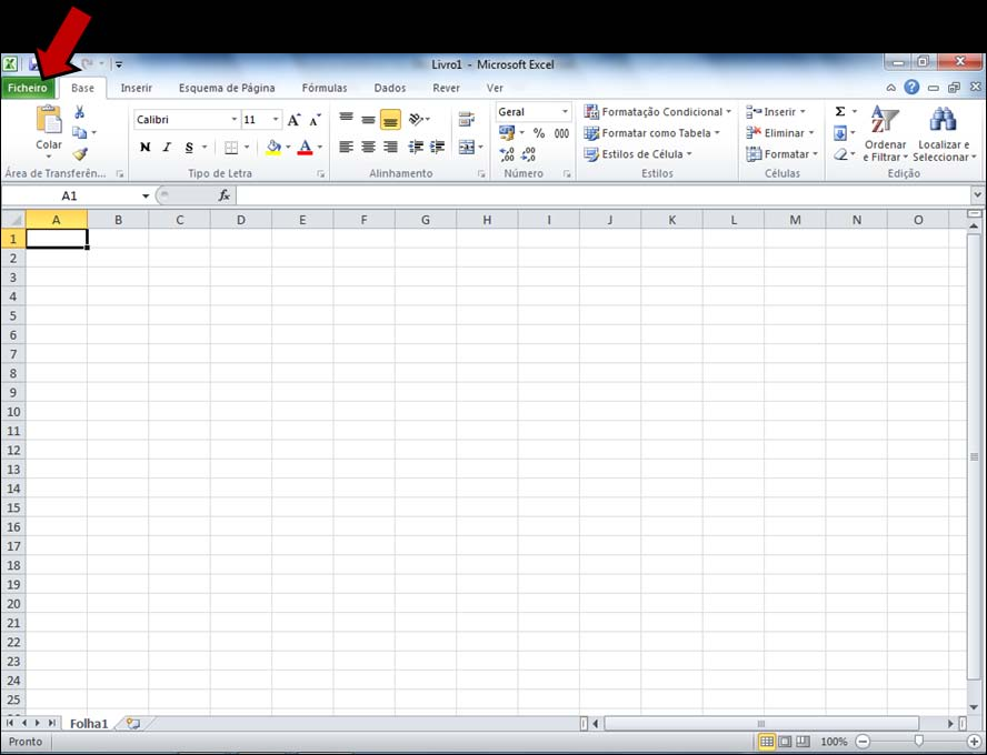 Se estiver a usar Excel