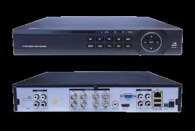 DVR DVR TRÍBRIDO AHD-M 8 CANAIS MODO HÍBRIDO (DVR) Modo Analógico (HVR) Analógico + IP (NVR) Apenas IP AHDVR08M 8*720p(AHD) /8*960H 4*720P(AHD)+4*720P(Rede) 2*1080P+2*720P / 8*720P SISTEMA Sistema