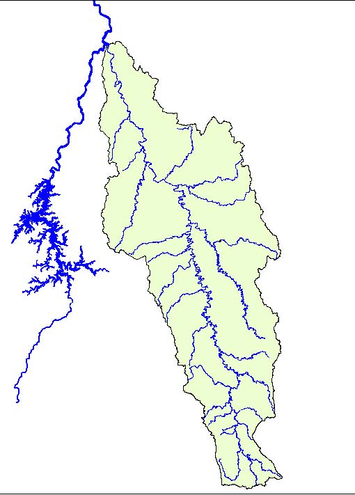 Distribuição das espécies de peixes