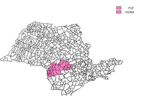 20 3. Metodologia 3.1 Área de Estudo A Região de Saúde de Botucatu abrange 30 municípios do Centro-Oeste do Estado de São Paulo (Figura 1), com uma população estimada de 462.059 habitantes em 1997.