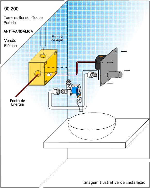 Instalação Torneira Toque