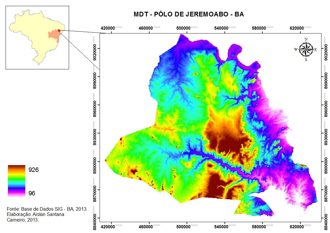 da terra abarca boa parte do polo, demonstrando o quanto a Caatinga em si foi deteriorada pelo uso da agricultura e pecuária extensiva, principalmente.