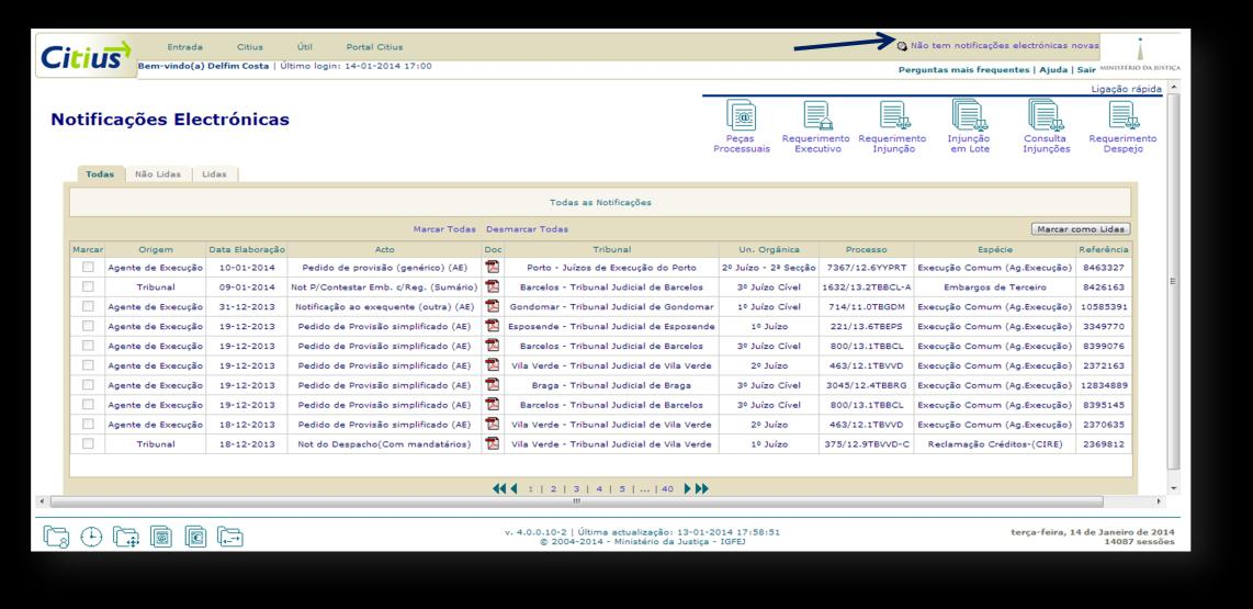 A notificação entre Mandatários está regulamentada no art.º 26º Portaria 280/2013, de 26 de agosto.