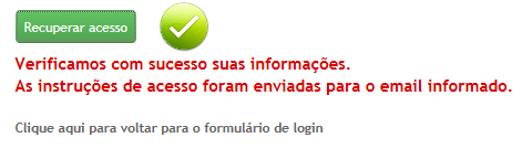 Esqueceu sua senha administrador?