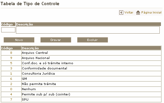 Nas informações sobre Características, informe as características, conforme a seguinte tela: 7. Clique no botão.