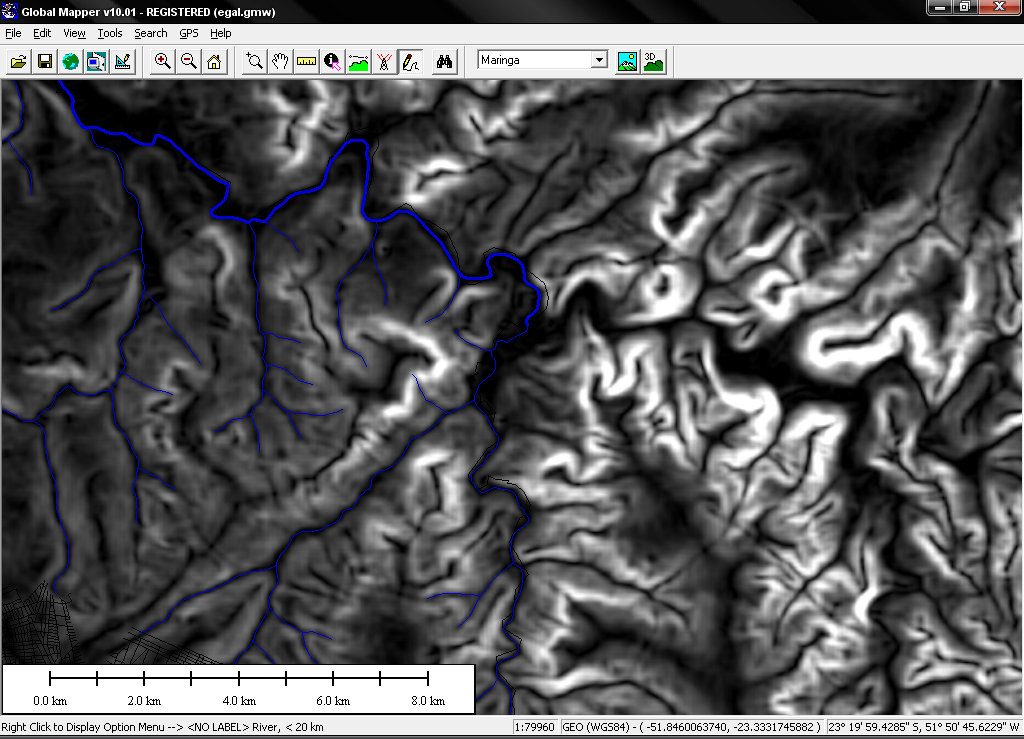 Resultados e discussão A utilização dos dados SRTM se mostrou eficiente para a confecção dos mapas do estudo, visto que os resultados condizem com a situação dos materiais existentes e com dados