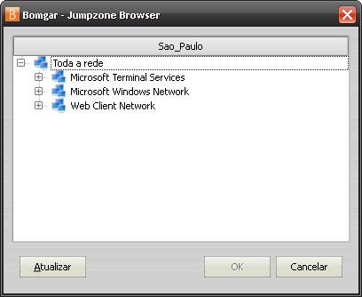 Para aplicar Jump sem um cliente pré-instalado, abra a caixa de diálogo Jump de: menu Suporte do console de representantes botão Iniciar acima das suas filas botão Jump para acima da interface Jump
