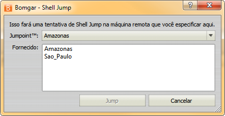 Shell Jump Com o Shell Jump, conecte-se rapidamente a dispositivos de rede com SSH e Telnet através de um Jumpoint implantado.