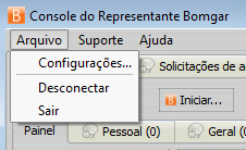 Configurações Clique em Arquivo e depois em Configurações no canto superior esquerdo do console de representantes para configurar suas preferências. Na guia Geral, escolha um tema visual.