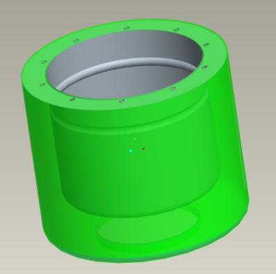 4 Figura 2 Vista em corte do aparato Com o auxilio de um cronômetro, um multímetro e um sensor tipo NTC foram realizados os testes.