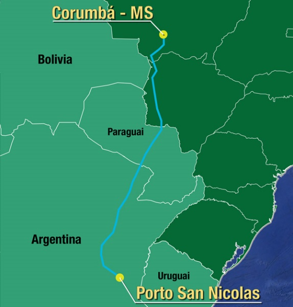 Hidrovias do Brasil Corredor Norte 6,5 milhões de toneladas por ano de grãos movimentadas no Pará. Construção de terminal rodo-fluvial em Miritituba(PA).