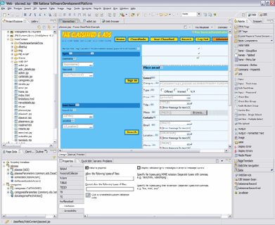 Desenvolvimento rápido de aplicações Desenvolvimento simplificado de aplicações Page Designer com suporte a JavaServer Faces Drag and drop JSF components Desenho e layout visuais Reutilização de