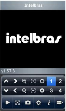 Aplicativo O aplicativo possui um DVR de teste da Intelbras já cadastrado,