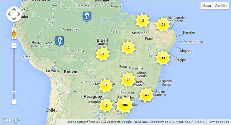 Mapa de empresas do Setor FV Onde ENCONTRAR... 300 empresas...instaladores?