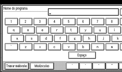 Programas Programas Pode guardar as definições do trabalho de cópia que utiliza com mais frequência na memória do equipamento e voltar a chamá-las no futuro.