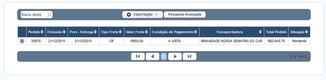 Página 20 de 25 Emissã de pedids: 3. Emissã de pedids frnecend a empresa 3.1.