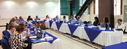 Assembleia Geral em Aguascalientes, México, 19 e 20 de março Reunião da Comissão Executiva em San Salvador (14 e 15 de outubro de 2015) 4.2. CONSOLIDAÇÃO DO SISTEMA METAS Convocar uma reunião anual de Diretores Regionais.