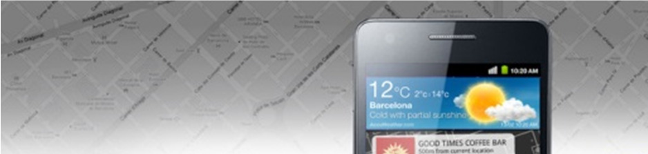 Fig. 1 GPS SiRFstar IV no smartphone Samsung Galaxy SII. Fonte: http://www.csr.