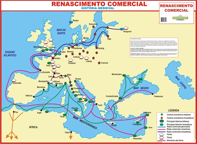 Brasil Expansão Europeia: Antecedentes: Transformações no final da Idade Média (± séc.