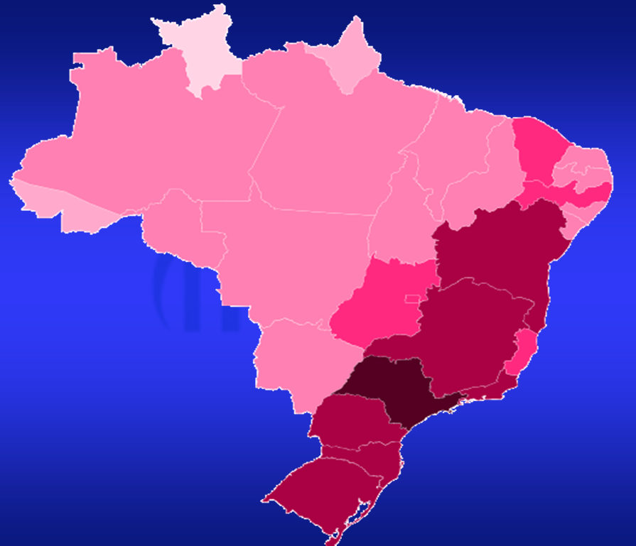 0/1 1/1 Centros com RT no Brasil 1/1 3/4 1/2 2/5 6/6 1/2 2/5 3/4 11/16 10/13 3/5 4/5 7/15 4/3 1/3 6/11 Carência 3/6 30/42 5/9 Concentrados capitais nas 18/31 84/122 32/46 10/16 24/45 Viégas CMP,