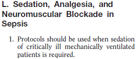 Sedação, analgesia e