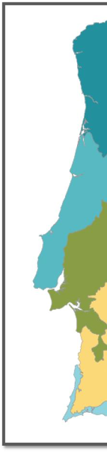 Considerando as zonagens biogeográficas a nível nacional, destaca-se a considerada na Carta Biogeográfica de Portugal de Costa et al. (1998).