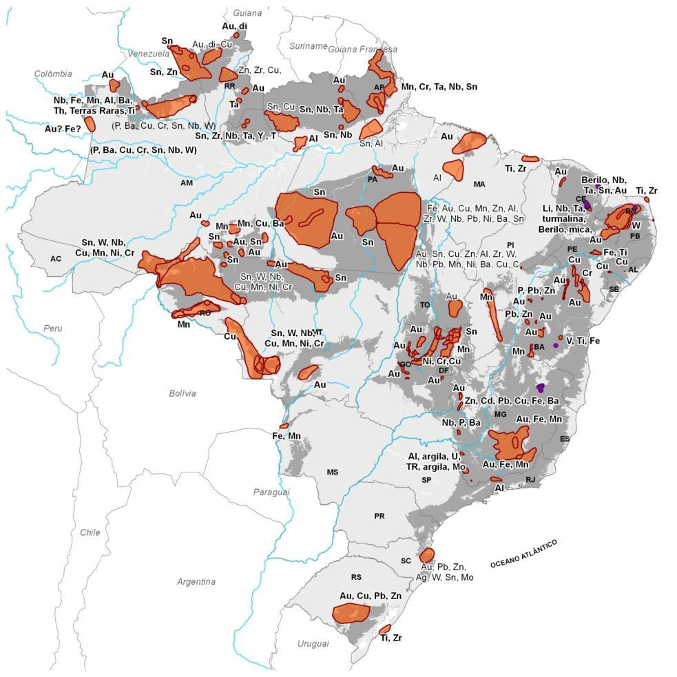 Domínios Geológicos EMBASAMENTO BACIAS SEDIMENTARES Ferramentas 1 - Geofísica