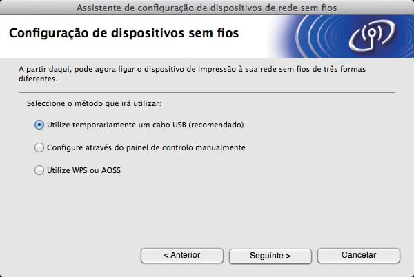 d e Após instlção, o softwre d Brother prour o equipmento Brother. Isto irá demorr um pouo. Seleione o seu equipmento n list e lique em Seguinte.