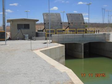 EIXO LESTE: META 2L Estação de bombeamento EBV-2: Concluído os serviços de alvenaria do prédio.