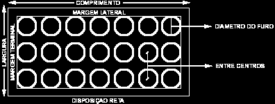 etc. A chapa perfurada é muito utilizada