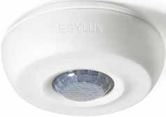 Estes dispõem dos habituais sensores de luz e PIR de grande qualidade da ESYLUX e efec- tuam a comutação da iluminação de