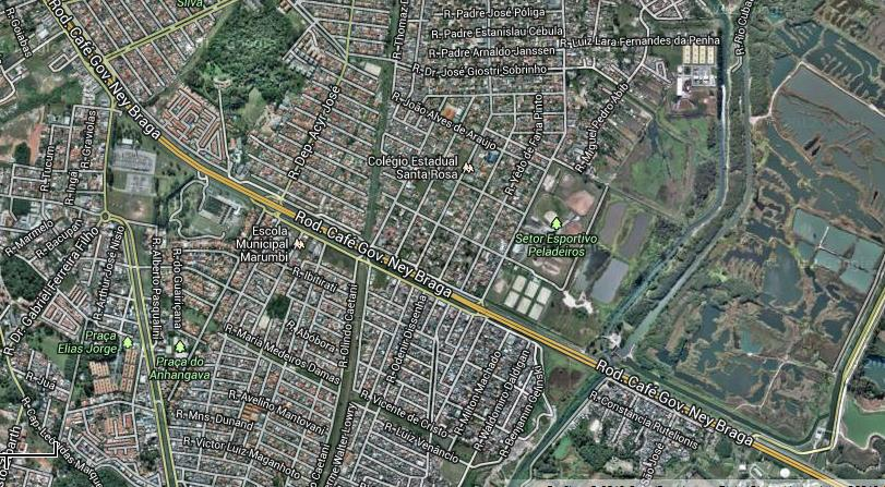 Google Map ETA Iguaçu Captação