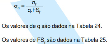 o) Qual é a máxima tensão atuante para uma situação de tração quando o equipamento está em serviço sob o efeito de um amortecimento?